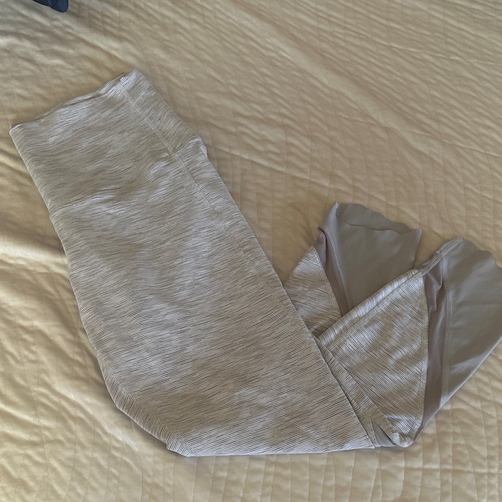 Lululemon Athletica Cream Leggings